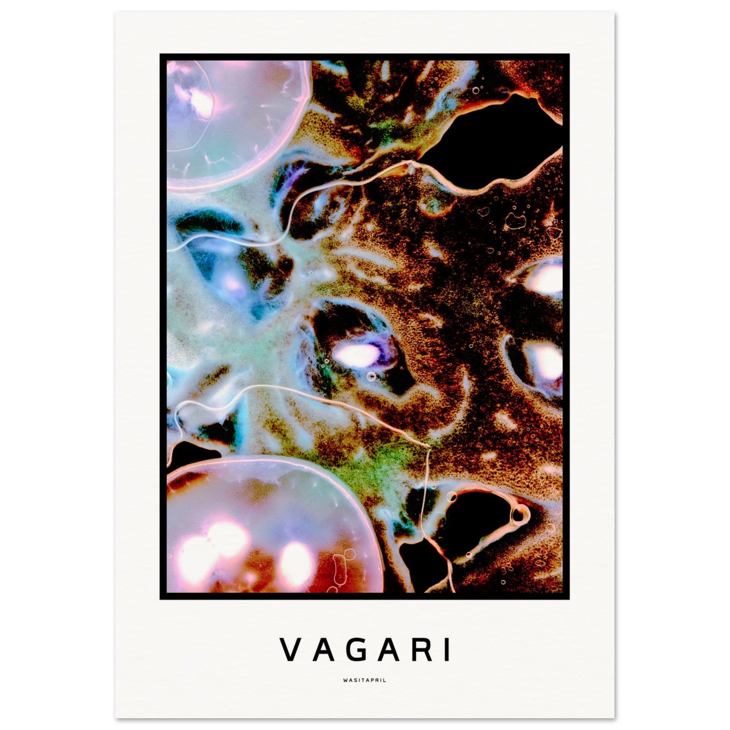[VAGARI - white edition] | Museum-Quality Poster